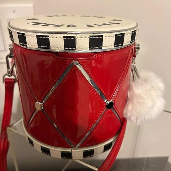 NWT KATE SPADE Oh What Fun Toy Store 3D Drum Novelty Shoulder Crossbody Handbag - Picture 7 of 13